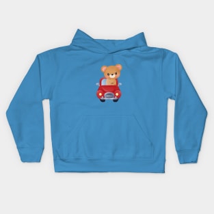 red cute pear Kids Hoodie